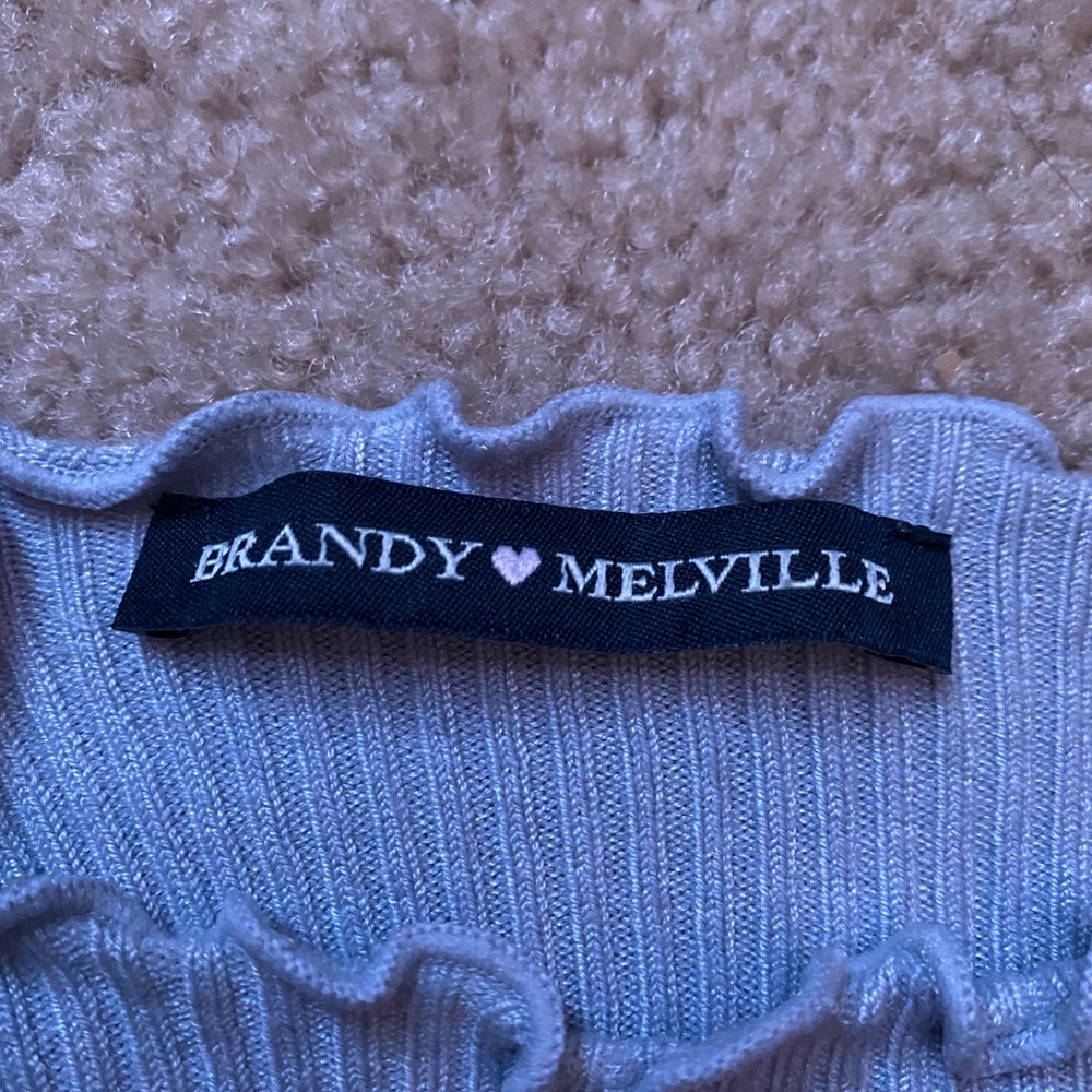LIGHT BLUE BRANDY CROP TOP